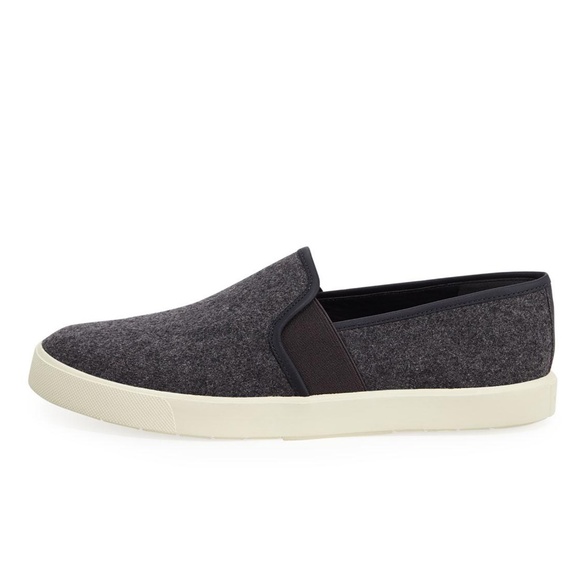 Vince Shoes - Vince Preston Skate Sneakers Gray Felt Sz 6